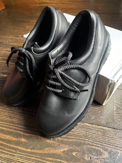 90s-00's Dead Stock Dr.Martens 4eye Plain Toe for ROYAL MAIL Made in ENGLAND (SIZE : 7)