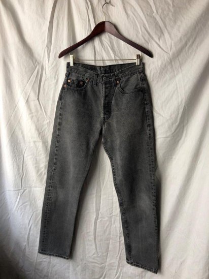 Old Euro Levi's 510 Black Denim Pants Made in UK (SIZE : approx 3031)