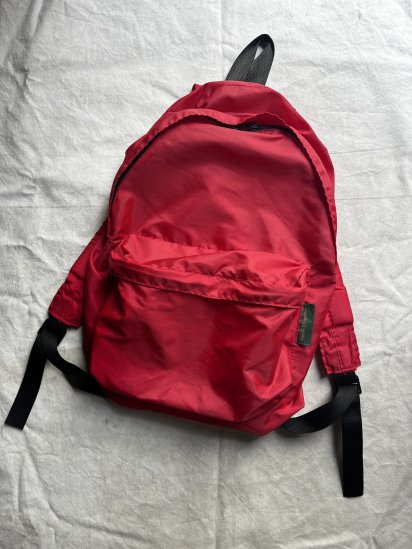 <img class='new_mark_img1' src='https://img.shop-pro.jp/img/new/icons50.gif' style='border:none;display:inline;margin:0px;padding:0px;width:auto;' />Old Herve Charpelier Nylon Day Pack MADE IN USA / Red