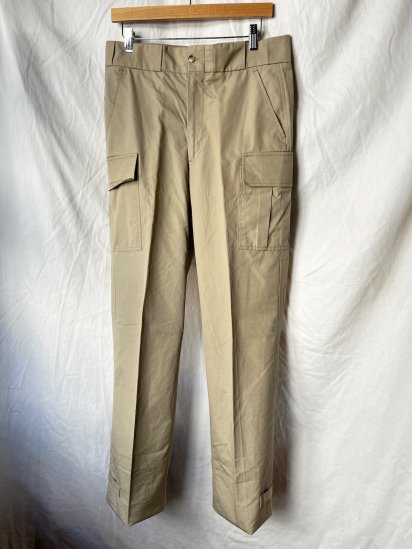 Dead Stock 80's Willis & Geiger Bush Poplin Cargo Trousers Made in USA (Size : 32)