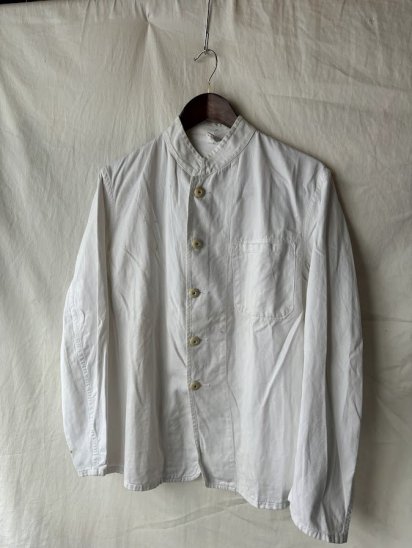 60's Vintage Royal Navy White Drill Medical Technicians Jacket (Size : 6) / 5 