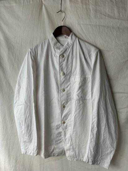 60's Vintage Royal Navy White Drill Medical Technicians Jacket (Size : 9) / 6