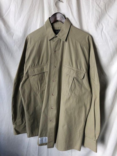 90's Willis & Geiger Bush Poplin Field Shirt Made in USA (Size :  XL)