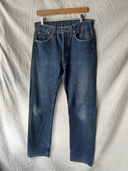 <img class='new_mark_img1' src='https://img.shop-pro.jp/img/new/icons50.gif' style='border:none;display:inline;margin:0px;padding:0px;width:auto;' />Old Levi's 501 Denim Made in U.S.A (Size : approx 32 x 34)