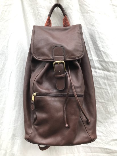 Old COACH Leather Backpack Made in U.S.A 