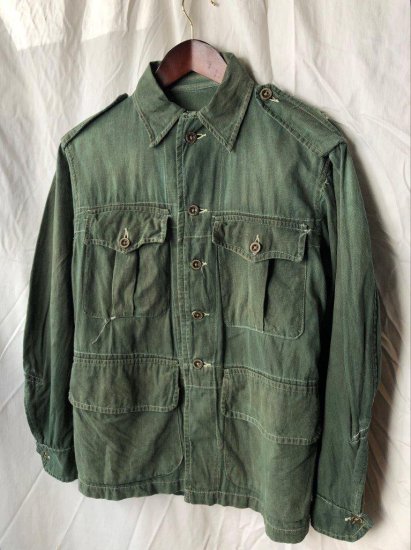 <img class='new_mark_img1' src='https://img.shop-pro.jp/img/new/icons50.gif' style='border:none;display:inline;margin:0px;padding:0px;width:auto;' />40's Vintage British Army Bush Jacket 