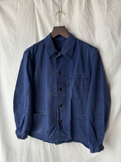 80-90's Vintage German Military Cotton Twill Work Jacket (Size : 50) / 2