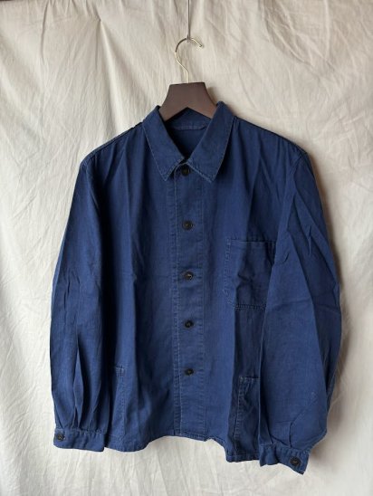 80-90's Vintage German Military Cotton Twill Work Jacket (Size : 56) / 2