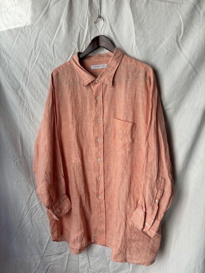 <img class='new_mark_img1' src='https://img.shop-pro.jp/img/new/icons50.gif' style='border:none;display:inline;margin:0px;padding:0px;width:auto;' />Old Individualized Shirts Linen Regular Collar Shirts Made in USA