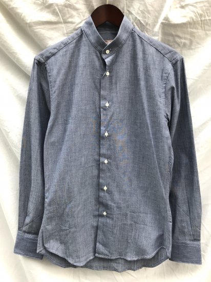 00's Dead Stock GITMAN BROS Chambray Shirt Made In USA (Size : 14H)