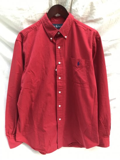 Old Ralph Lauren Cotton Twill BD Shirt 