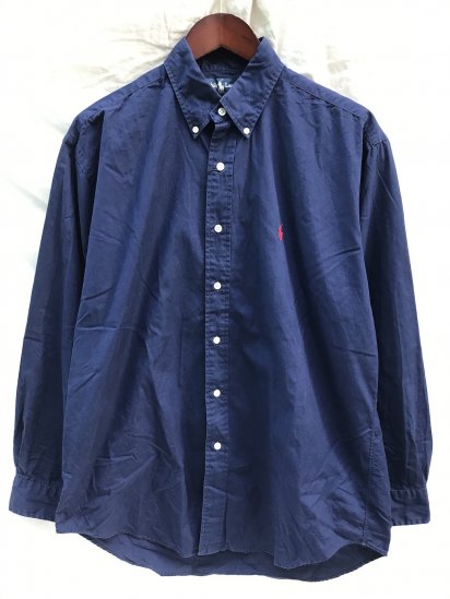 <img class='new_mark_img1' src='https://img.shop-pro.jp/img/new/icons50.gif' style='border:none;display:inline;margin:0px;padding:0px;width:auto;' />Old Ralph Lauren Cotton Poplin BD Shirt (Size : L) 