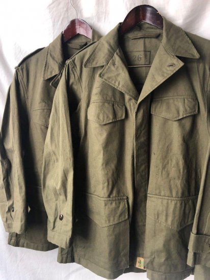 40-50's Vintage Dead Stock French Army M-47 Field Jacket 