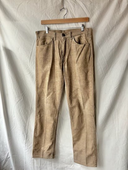 80's Vintage Levi's 519 Corduroy Pants Made in U.S.A (approx W34 x L31) / Light Brown