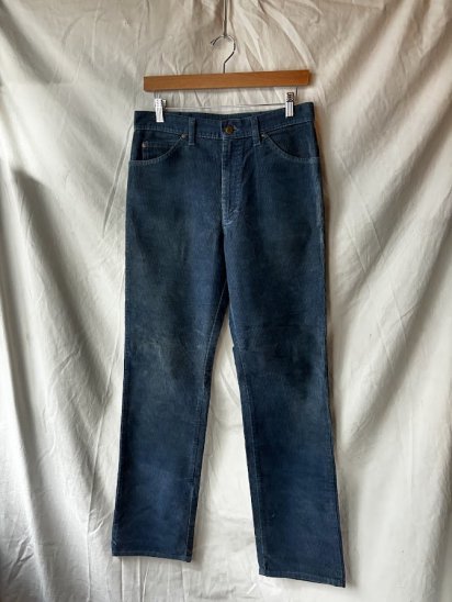 80's Vintage Lee Corduroy Pants Made In USA (Size : approx 3132) / Blue