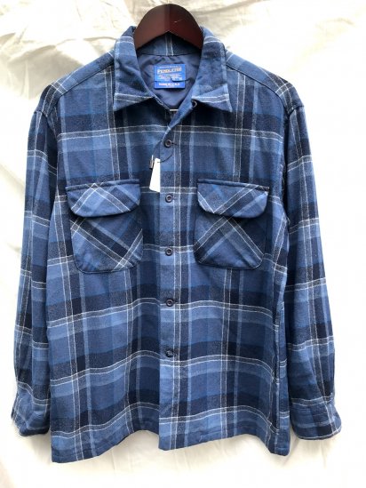 <img class='new_mark_img1' src='https://img.shop-pro.jp/img/new/icons50.gif' style='border:none;display:inline;margin:0px;padding:0px;width:auto;' />90's~ Vintage Pendleton Board Shirts MADE IN USA / Blue Check