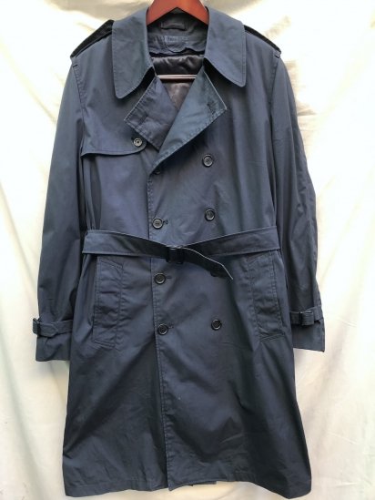 90's Vintage US NAVY or AMRY All Weather Coat (SIZE : 38L) / Navy