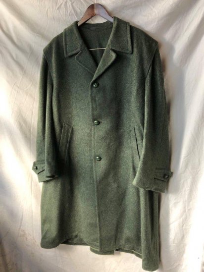 ~80's Vintage S.L.B Loden Coat Made in Bergium (Size : approx L) 