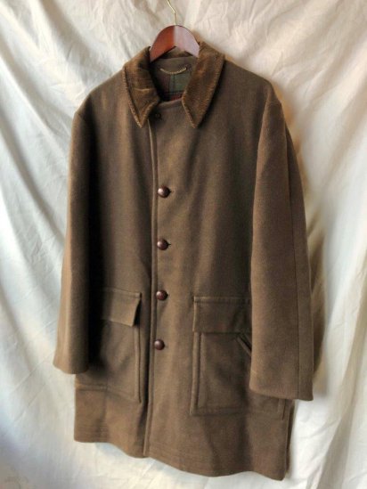 60~70's Vintage INVERTERE Wool Country Coat Made in England (Size : 40)