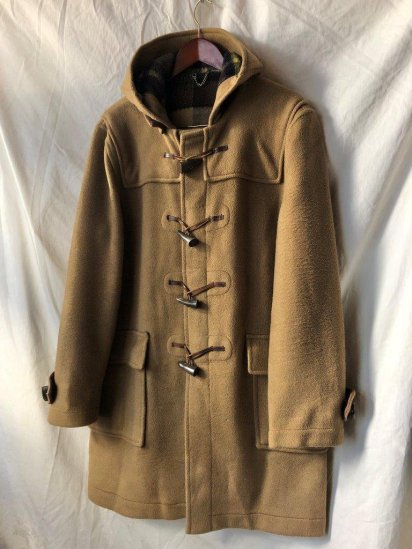 70's~ Vintage AUSTIN REED Duffle Coat Made in England by Gloverall (Size : 42) / Brown