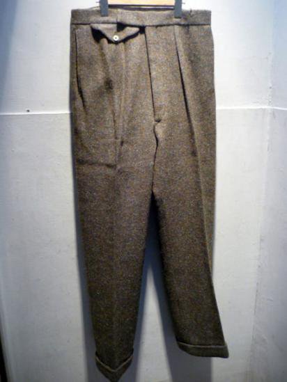 Made in ENGLAND Wool Pants 60'S Dead Stock