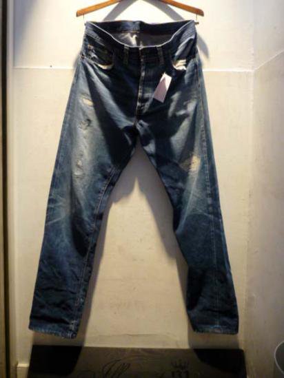 LEVI'S 505  BIG E  60`S Vintage Damage