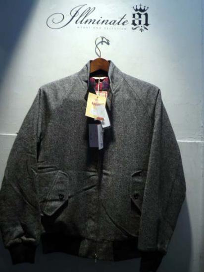 BARACUTA G-9  Jacket Wool Tweed Quirt inner