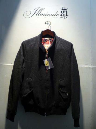 BARACUTA G-9  Jacket Wool Tweed Quirt inner