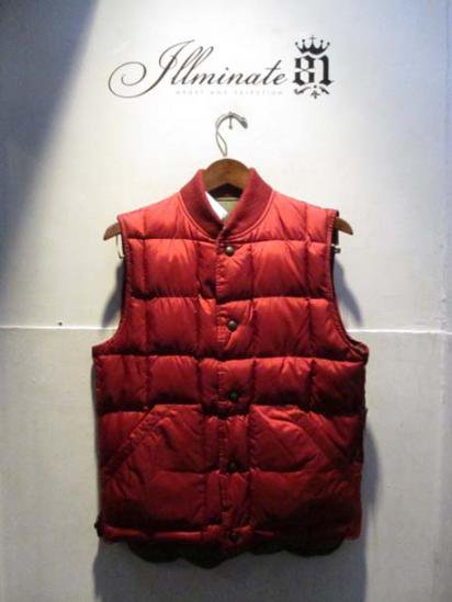 American Living   Reversible Down Vest Red/Olive