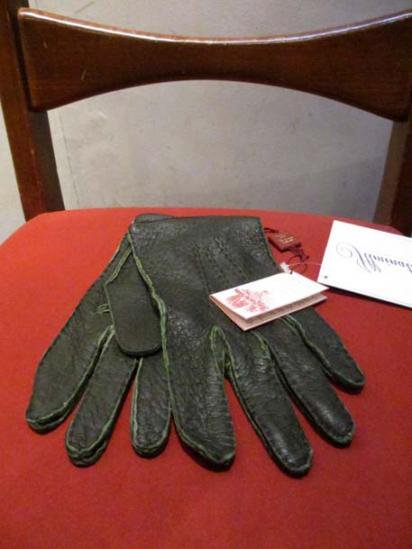 DENTS Peccary GLOVE Green