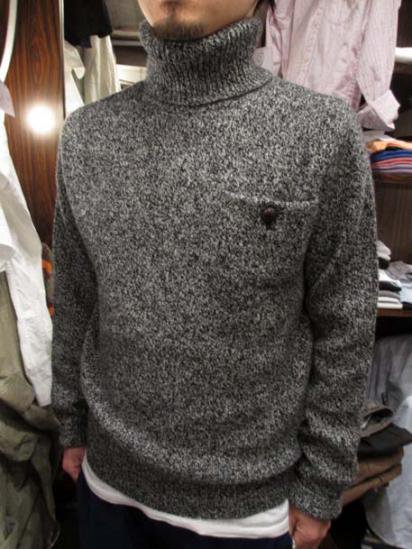 RRL Marble Turtle-Neck KNIT Style Sample