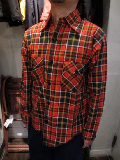 60-70's Dead Stock FROSTPROOF Flannel Shirts  Style Sample