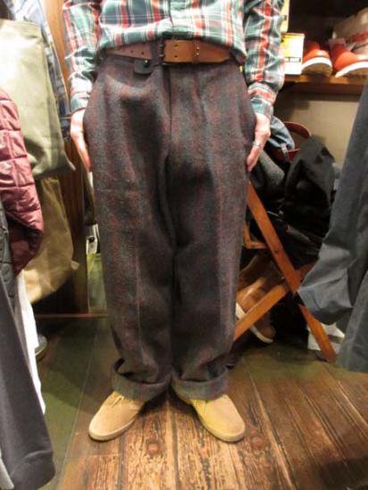 L.L.BEAN 50's60's Vintage Wool Pants Dead stock Style sample