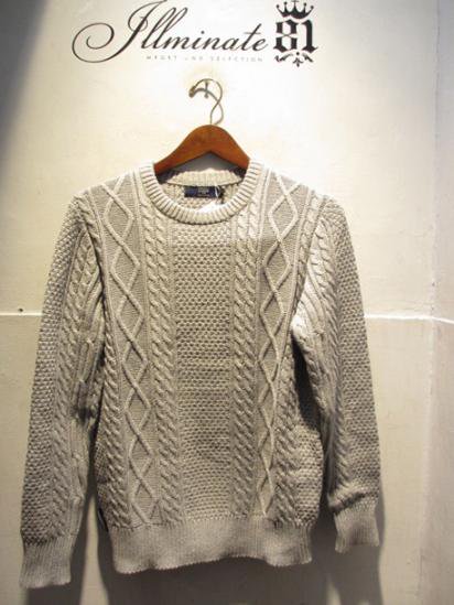 J.Crew Cotton Cable Knit Sweater