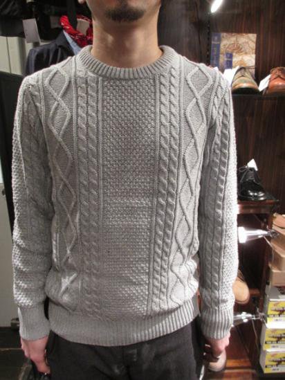 J.Crew Cotton Cable Knit Sweater Style Sample