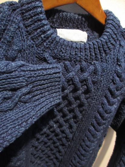 INVERALLAN Pullover  Hand Knit in Scotland Wash sample