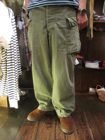 40's US Army M-43 HBT Pants Style sample