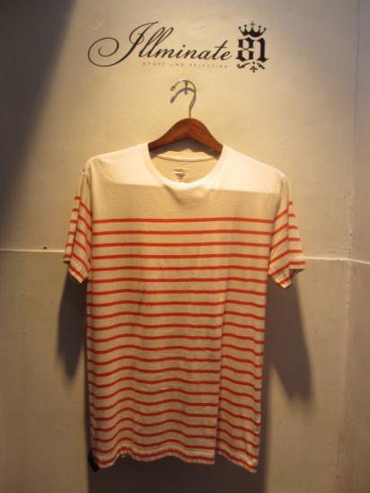J.Crew Slim Fit French Border Tee Red