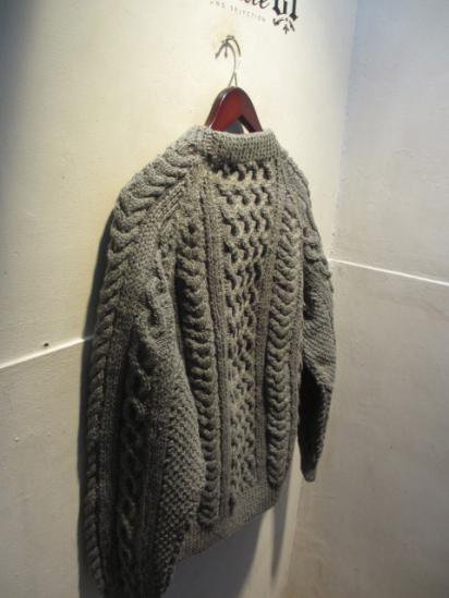 INVERALLAN 1a Crew Neck Sweater Made in Scotland Gray - ILLMINATE