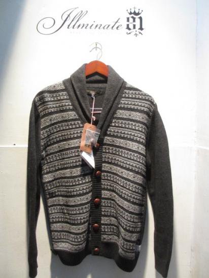 Barbour STEVE McQUEEN Collection Chase Fairisle Cardigan