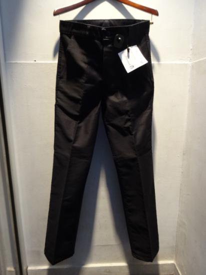 60's Vintage Black Moleskin French Work Pants Dead stock