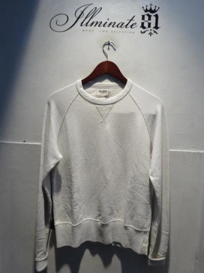 Todd Snyder front gazette sweat Made in Canada White