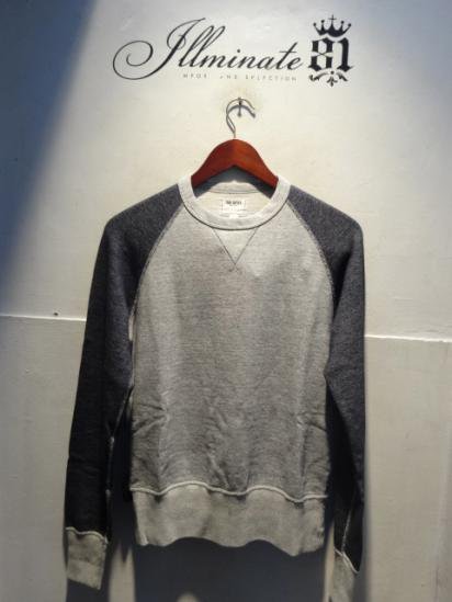 Todd Snyder front gazette sweat Made in Canada Gray