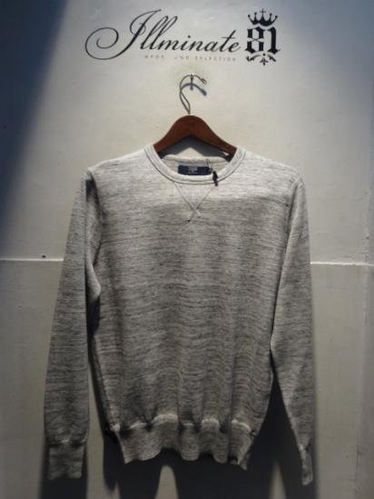 J.Crew Cotton Knit Front Gazette Sweater Gray