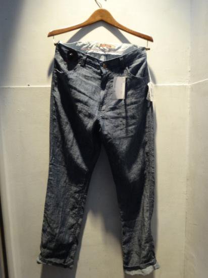 120% Lino 5pocket Linen Jeans Made in Italy