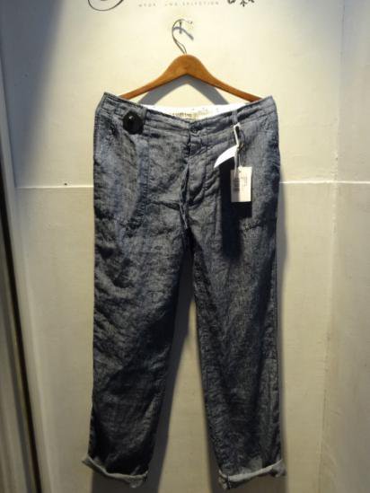120% Lino Linen Baker pants Made in Italy