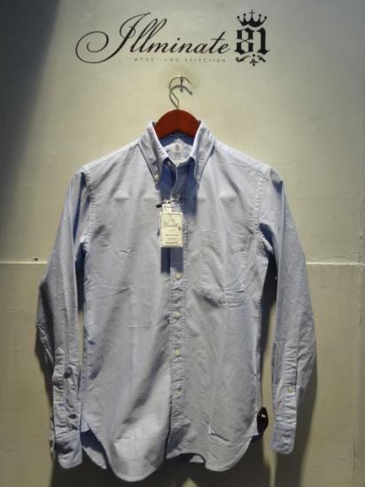 Gambert Washed Ox B.D Shirts Hand Made in America Sax<BR>SALE! 15,800 + Tax  11,060 + Tax