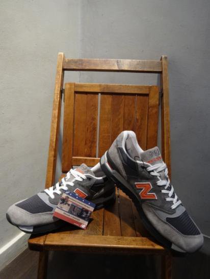New Balance 998 Made in U.S.A Gray/Org