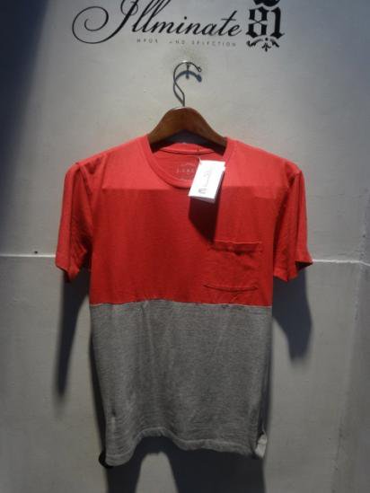 J.crew Switching Pocket T-sh Red & Gray