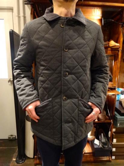 LAVENHAM Wool Quilted Jacket Made in England Style sample 